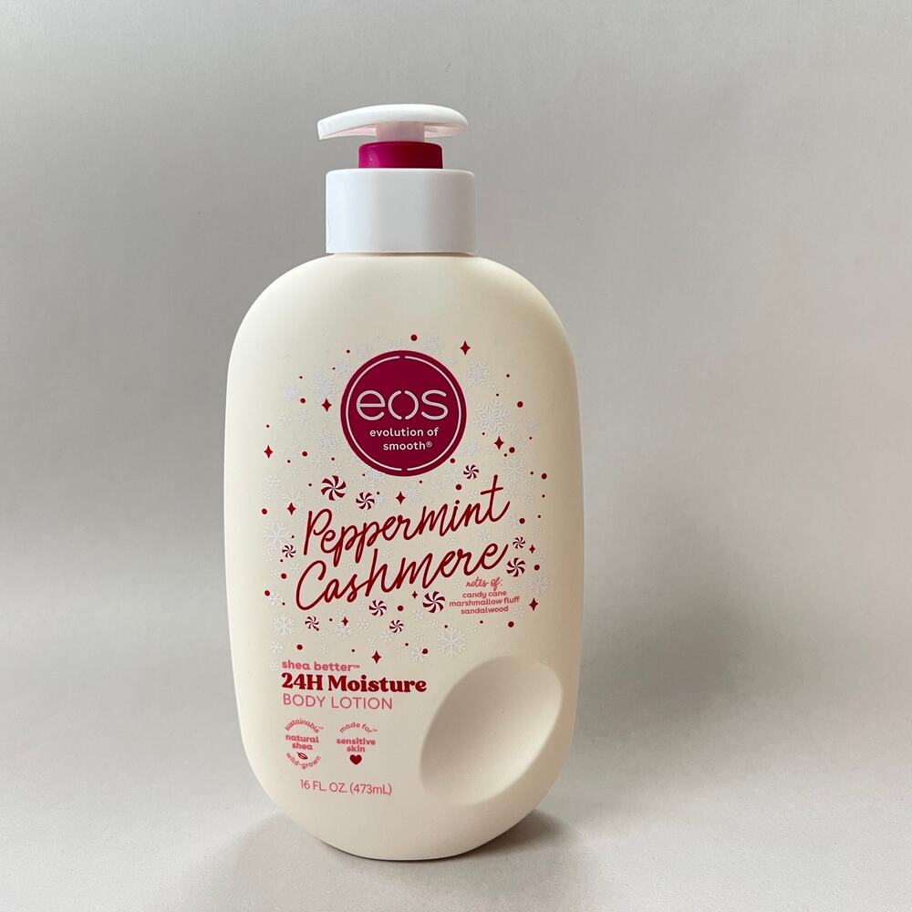 EOS Holiday Peppermint Cashmere Body Lotion 16 fl oz